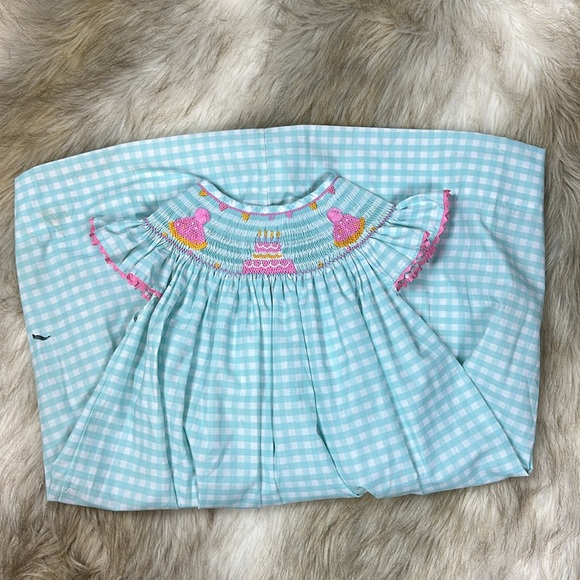 4T Addie & Hadlie Birthday Party Sleeveless Plaid Dress - Picture 10 of 11